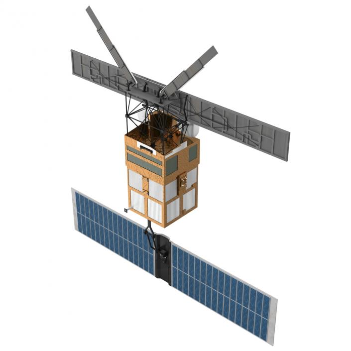 European Remote Sensing Satellite ERS-2 3D model