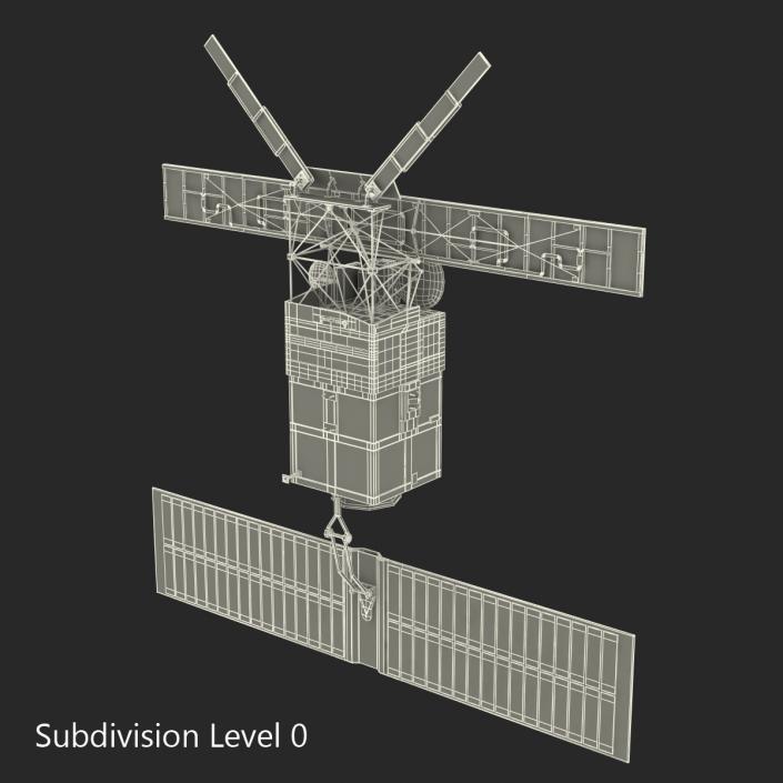 European Remote Sensing Satellite ERS-2 3D model