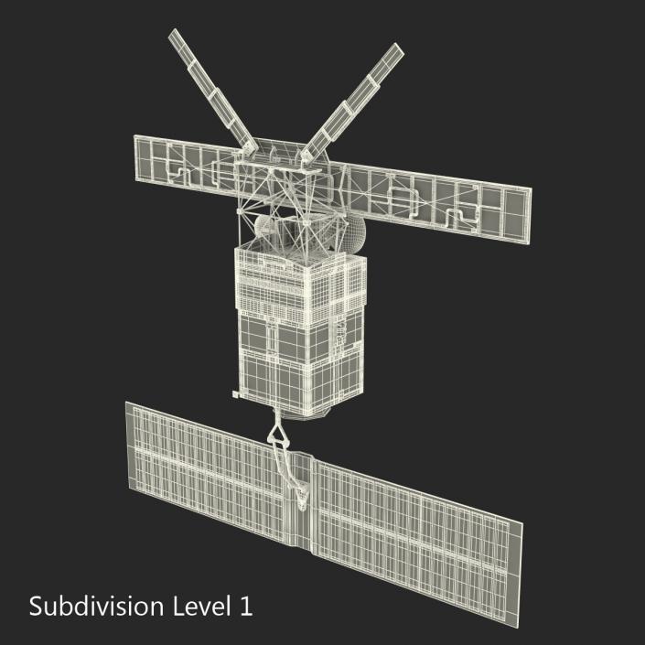 European Remote Sensing Satellite ERS-2 3D model