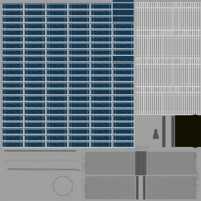 European Remote Sensing Satellite ERS-2 3D model