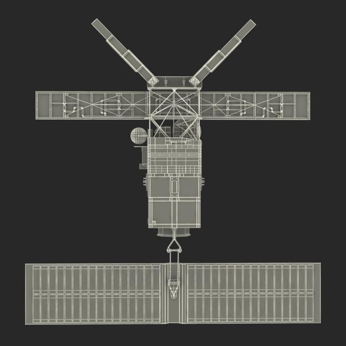 European Remote Sensing Satellite ERS-2 3D model