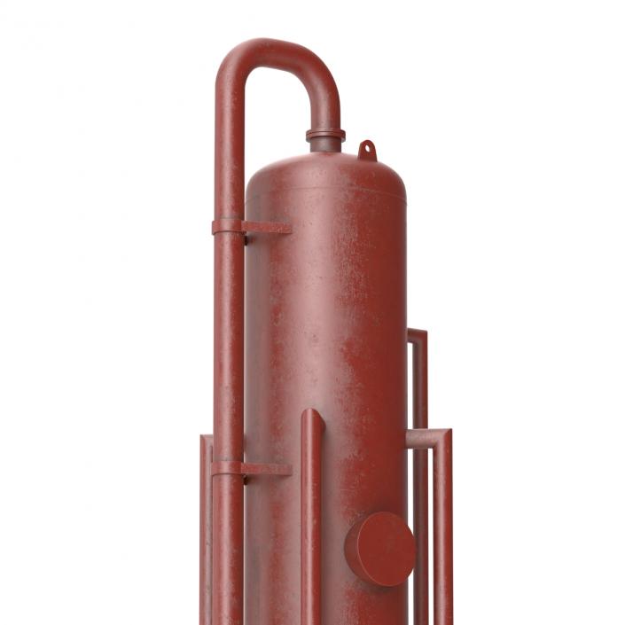 3D model Vertical Oil and Gas Separator