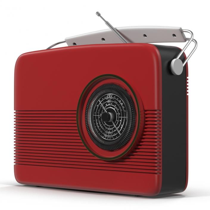 Retro Radio Generic 3D model