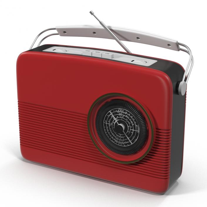 Retro Radio Generic 3D model