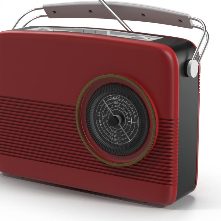 Retro Radio Generic 3D model