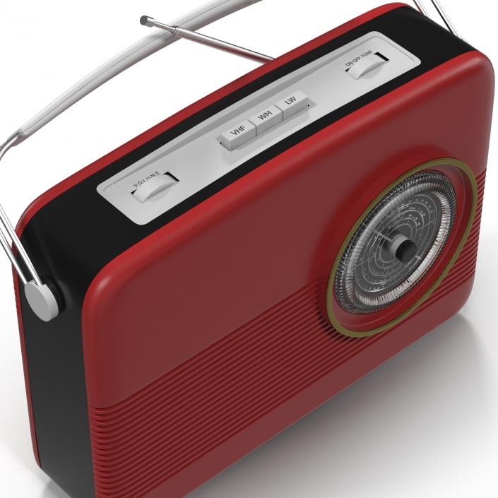 Retro Radio Generic 3D model