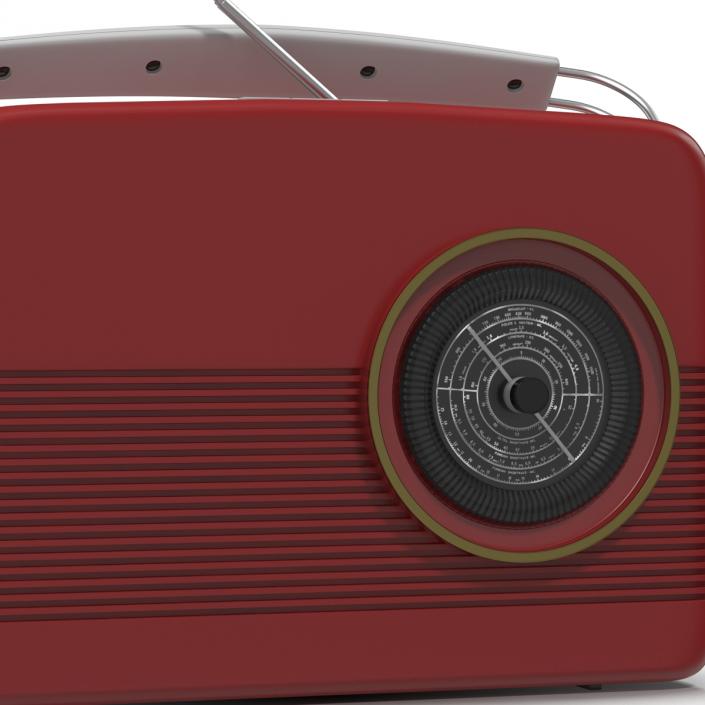 Retro Radio Generic 3D model