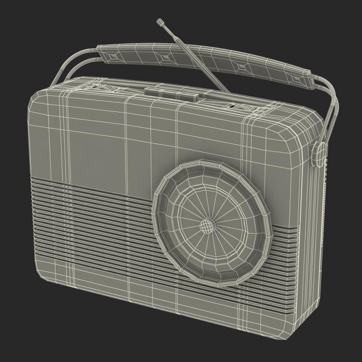 Retro Radio Generic 3D model