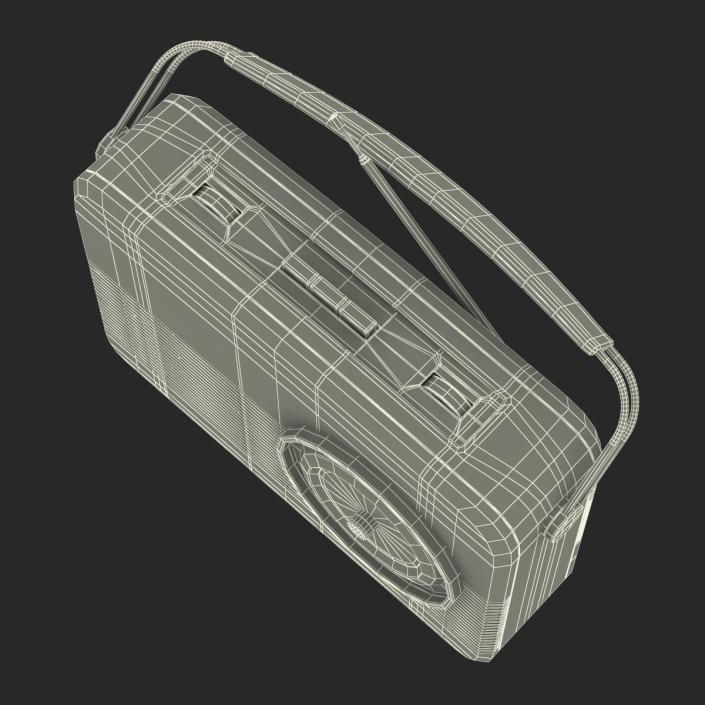 Retro Radio Generic 3D model