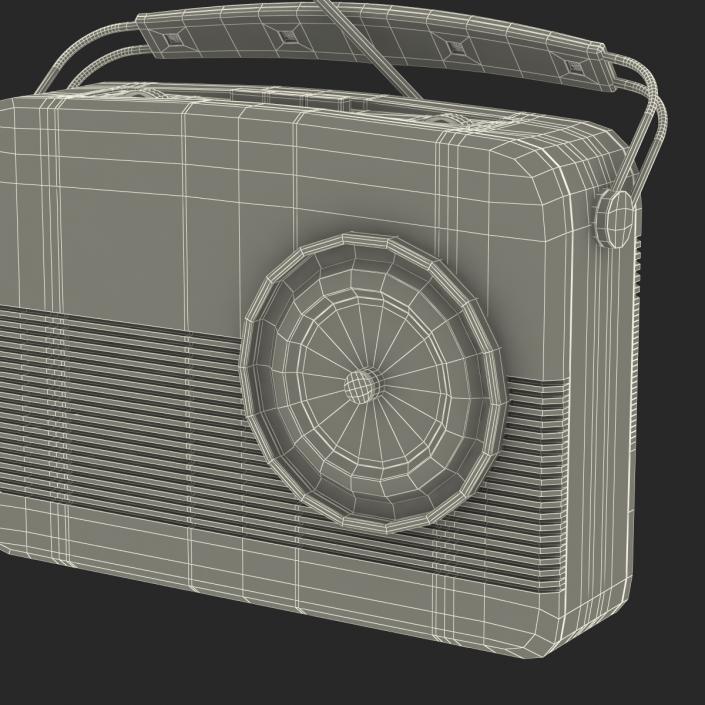 Retro Radio Generic 3D model