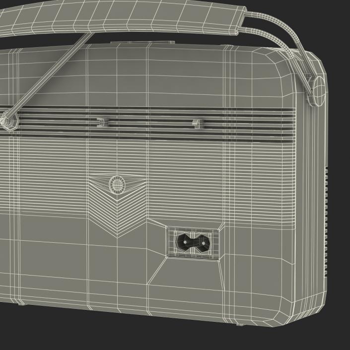 Retro Radio Generic 3D model