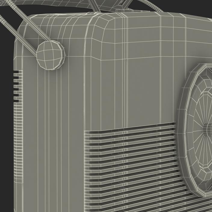 Retro Radio Generic 3D model