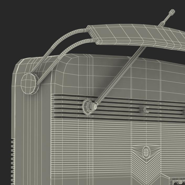 Retro Radio Generic 3D model