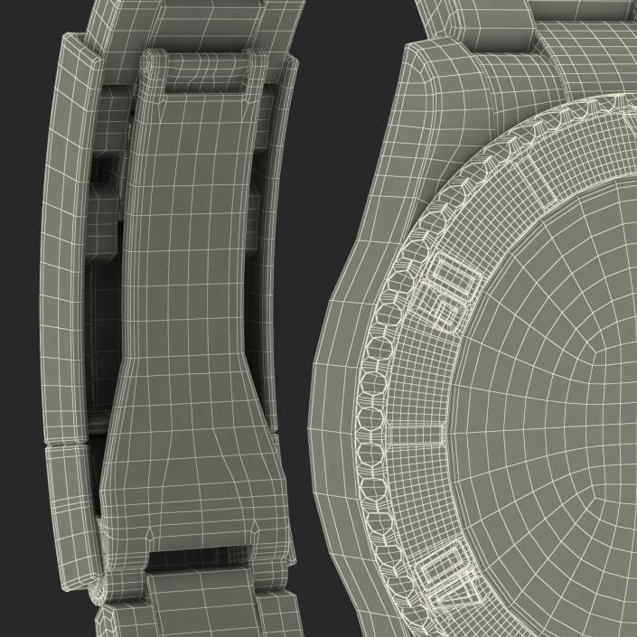 Rolex Submariner Date 2 Green Dial 3D model