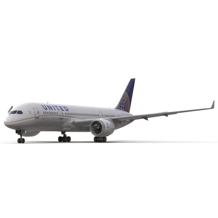 Boeing 787-3 Dreamliner United Airlines 3D model