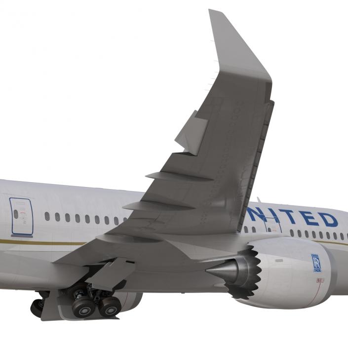 Boeing 787-3 Dreamliner United Airlines 3D model