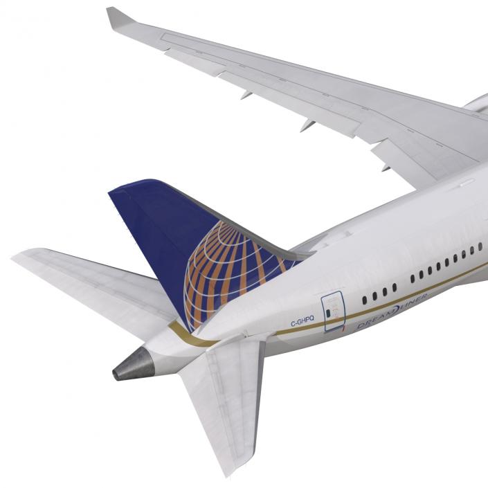 Boeing 787-3 Dreamliner United Airlines 3D model