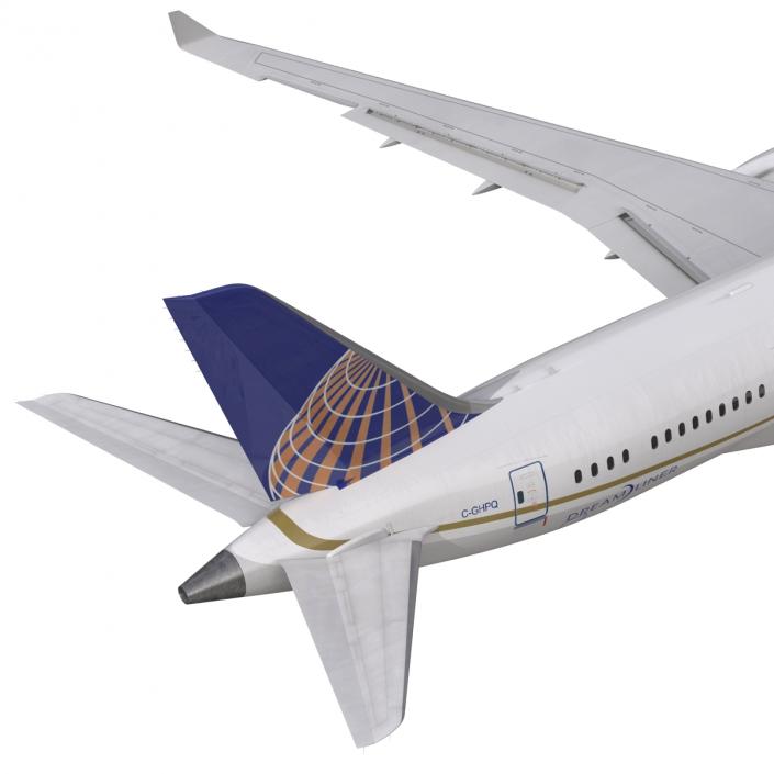 Boeing 787-3 Dreamliner United Airlines 3D model