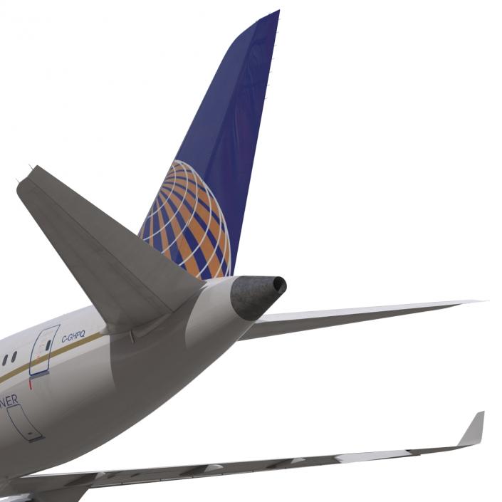 Boeing 787-3 Dreamliner United Airlines 3D model