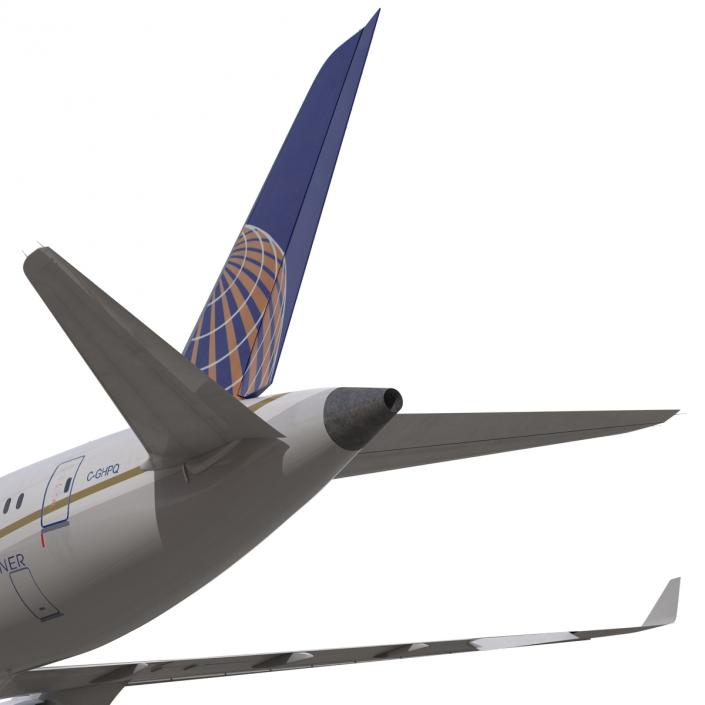 Boeing 787-3 Dreamliner United Airlines 3D model