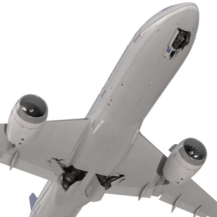 Boeing 787-3 Dreamliner United Airlines 3D model