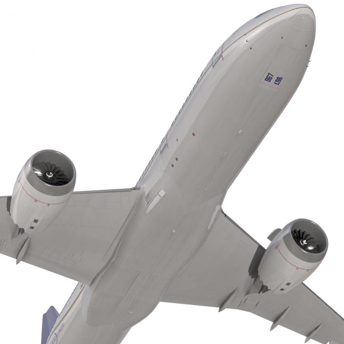 Boeing 787-3 Dreamliner United Airlines 3D model