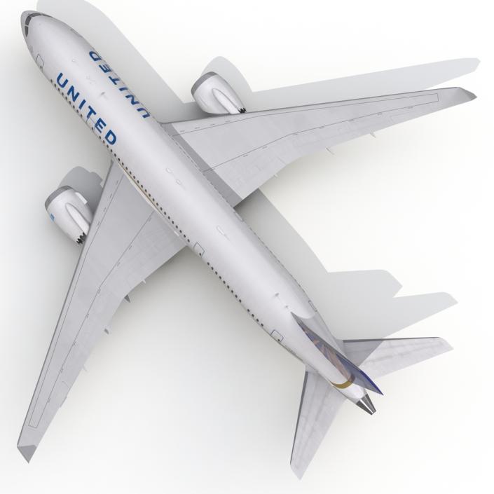 Boeing 787-3 Dreamliner United Airlines 3D model