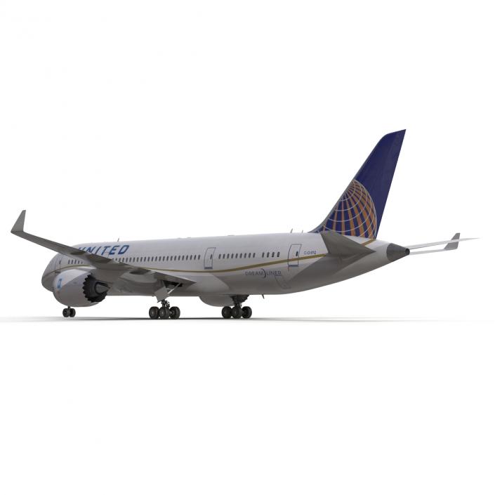 Boeing 787-3 Dreamliner United Airlines 3D model