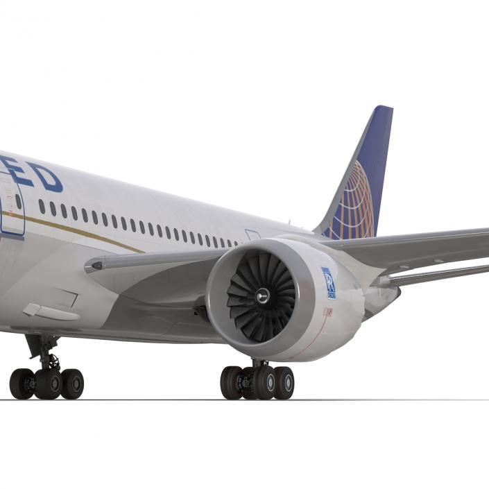 Boeing 787-3 Dreamliner United Airlines 3D model