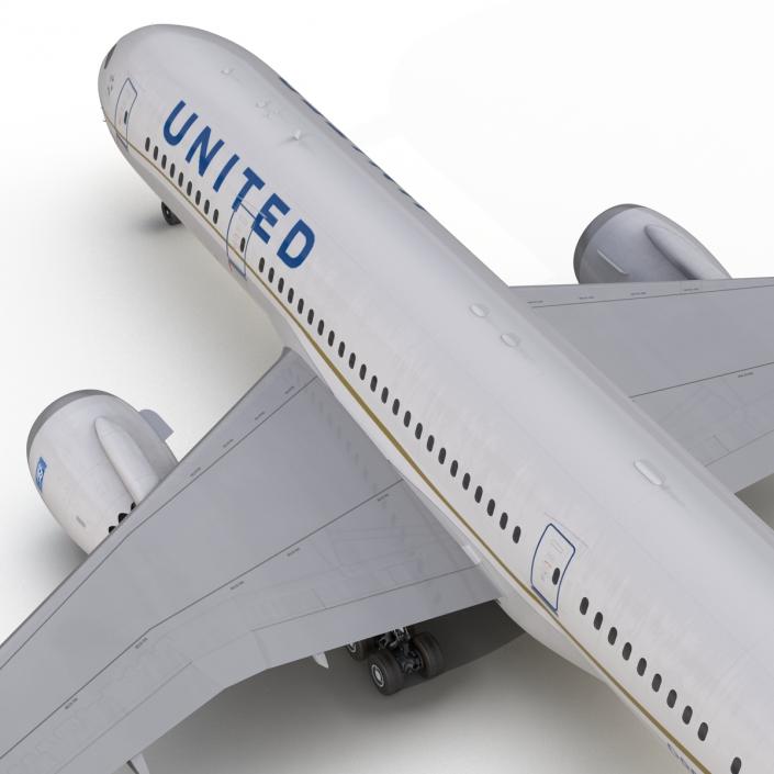 Boeing 787-3 Dreamliner United Airlines 3D model