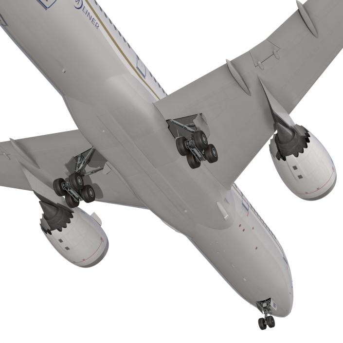 Boeing 787-3 Dreamliner United Airlines 3D model