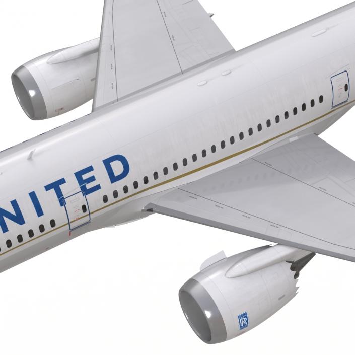 Boeing 787-3 Dreamliner United Airlines 3D model