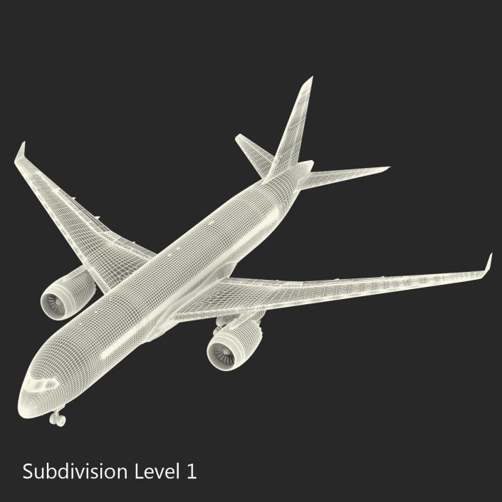 Boeing 787-3 Dreamliner United Airlines 3D model