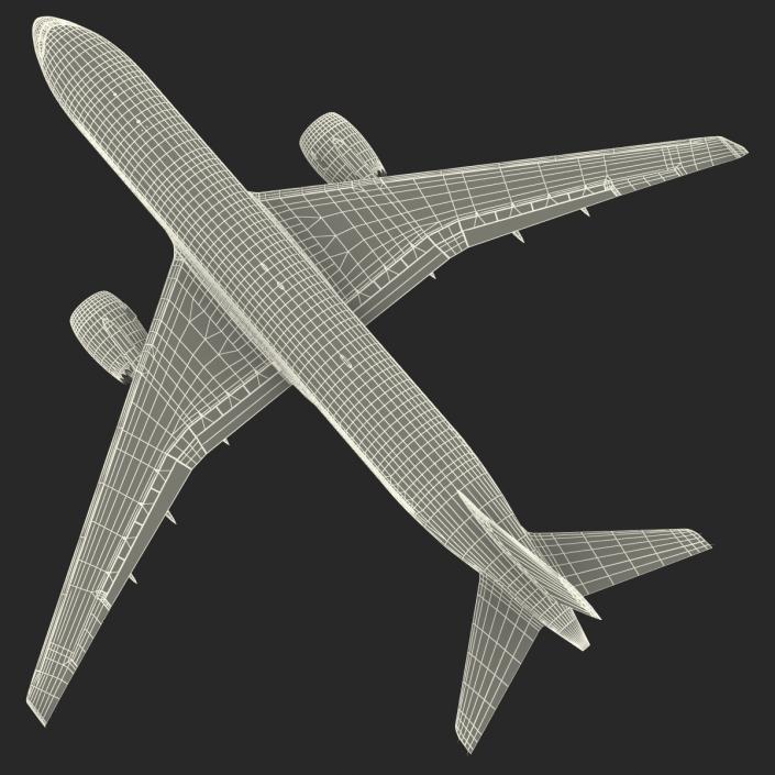 Boeing 787-3 Dreamliner United Airlines 3D model