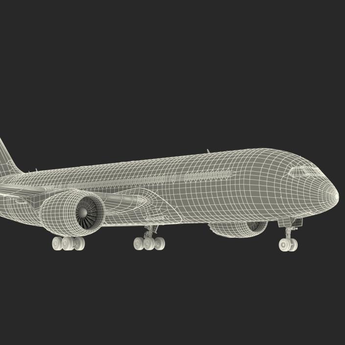 Boeing 787-3 Dreamliner United Airlines 3D model