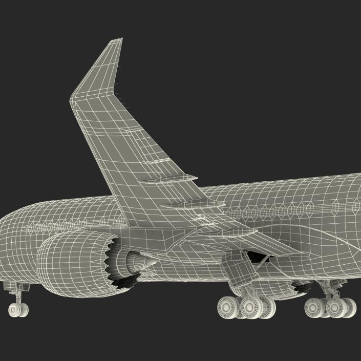 Boeing 787-3 Dreamliner United Airlines 3D model