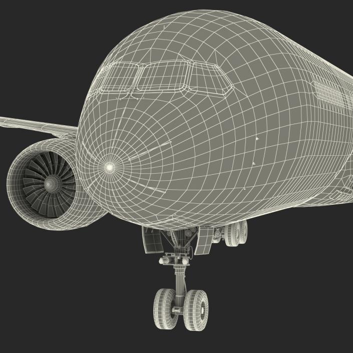 Boeing 787-3 Dreamliner United Airlines 3D model