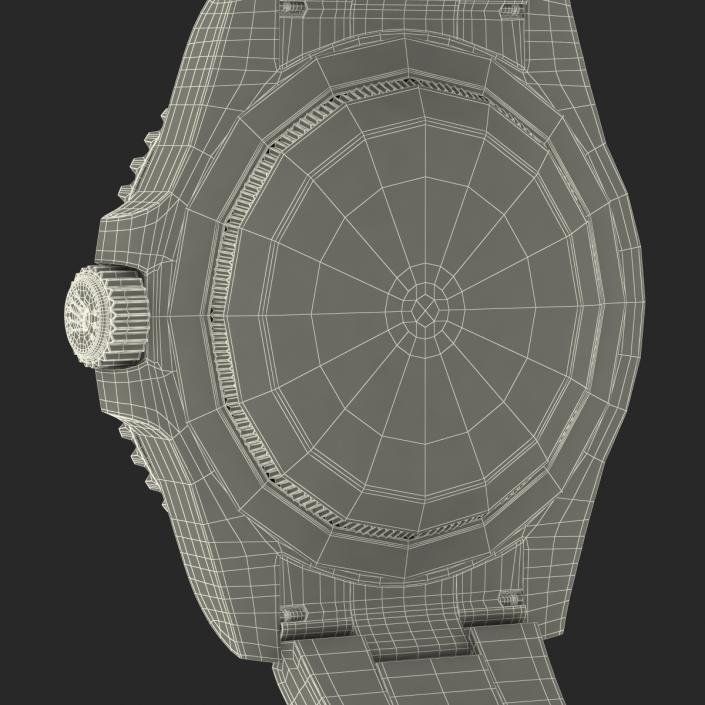 3D Rolex Submariner Date 2 Gold model