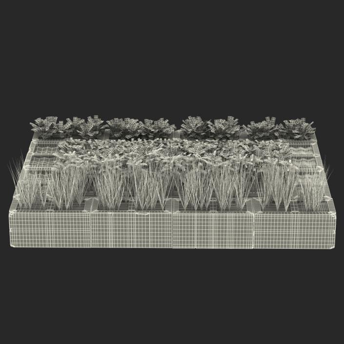 Cinder Block Garden 3D model