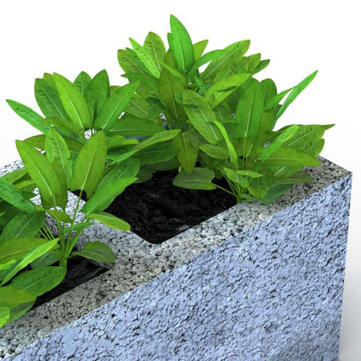 3D Cinder Block Garden 2