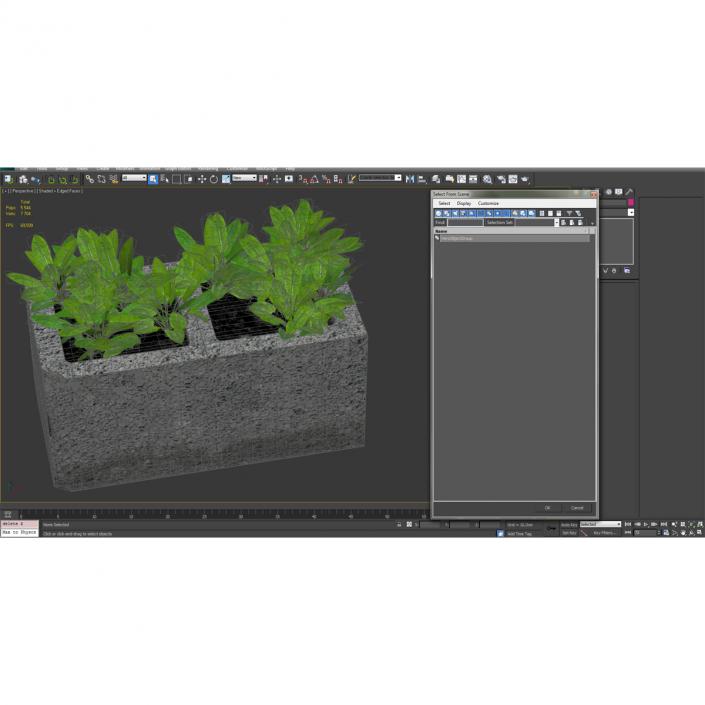 3D Cinder Block Garden 2