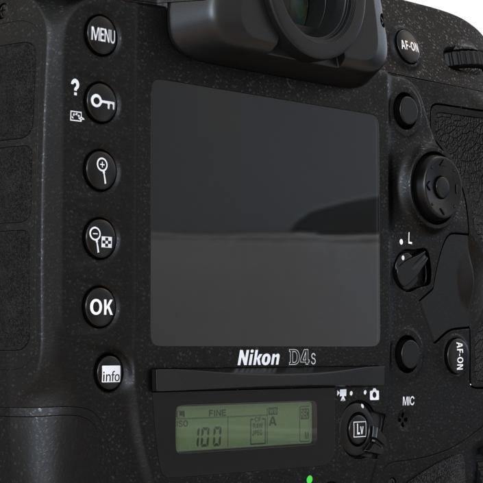 Nikon D4S 3D model