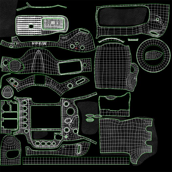 Nikon D4S 3D model