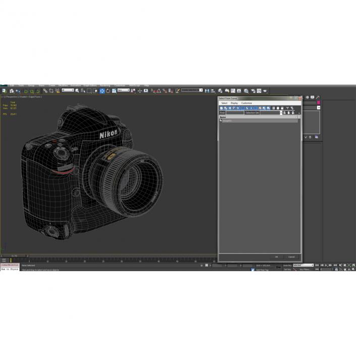 Nikon D4S 3D model