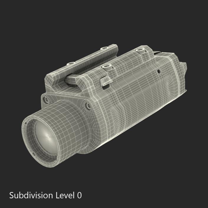 3D LED Tactical Weapon Light Generic model