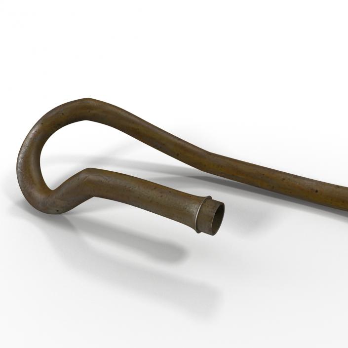 Broken Iron Pipe 11 3D model