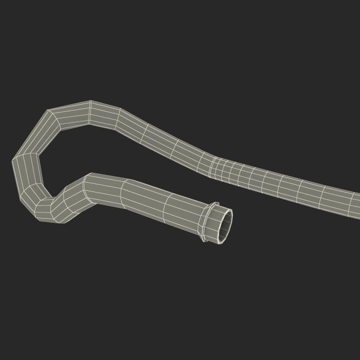 Broken Iron Pipe 11 3D model