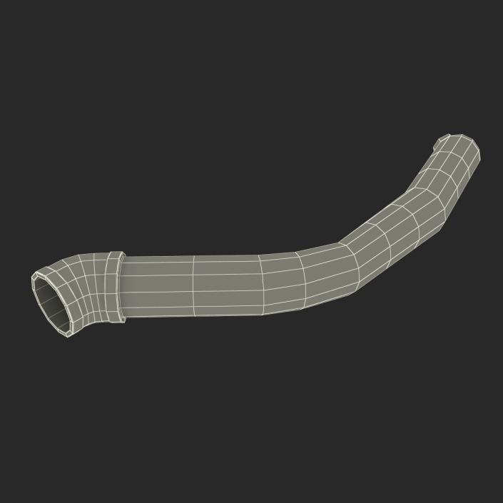 Broken Iron Pipe 12 3D model