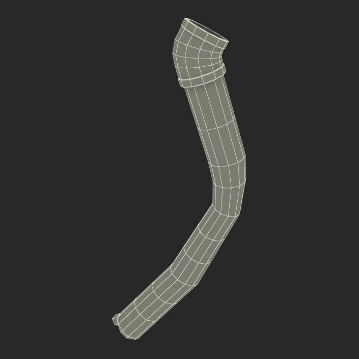 Broken Iron Pipe 12 3D model