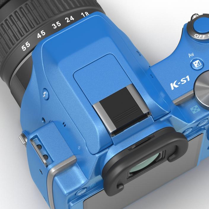 3D Pentax K-S1 Blue